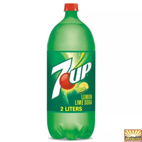 7 Up Lemon Line Flavored Soda 2L