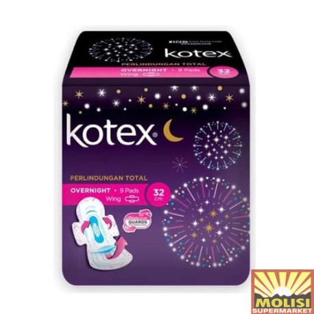 Kotex Overnight 32cm 9 pads