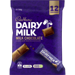 Cadbury Dairy Milk Mini Bars 144g