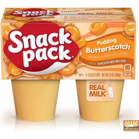 Snack Pack Pudding Butterscotch 368g