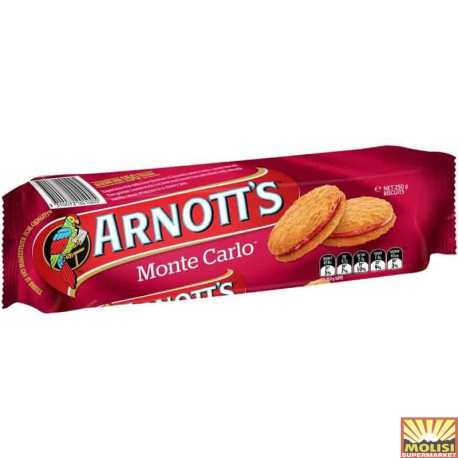 Arnott's Monte Carlo 250g