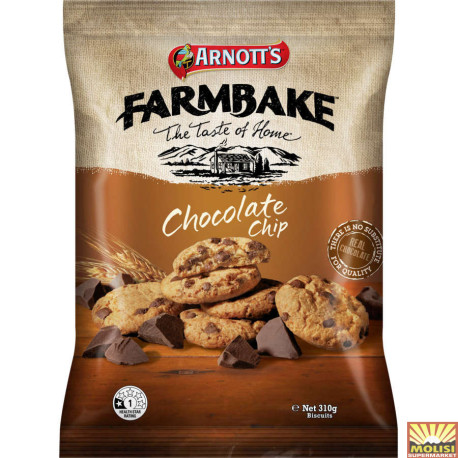 Arnott's Farmbake Choc Chip  310g