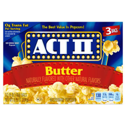 ACT II MIcrowave Popcorn Butter