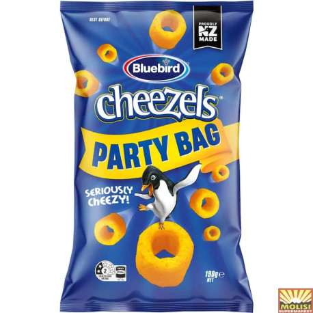 Bluebird Cheezels Party Bag 190g