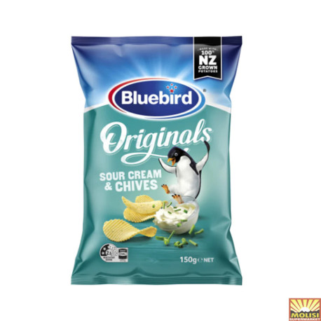 Bluebird Originals Sour Cream & Chives 150g