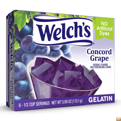 Welch's Gelatin Concord Grape 113g