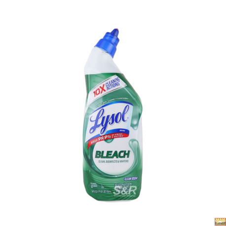 Lysol Toilet Bowl Cleaner With Bleach 709ml