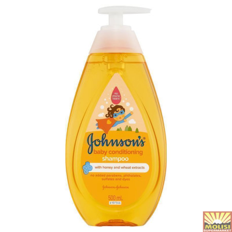 Johnson's Baby Conditioning Shampoo With Honey & Wheat Extracts 500 ml