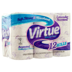 Virtue Bathroom Tissue 12 Rolls Lavender