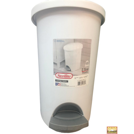 Sterilite Ultra Step on Waste Basket 4 Gal