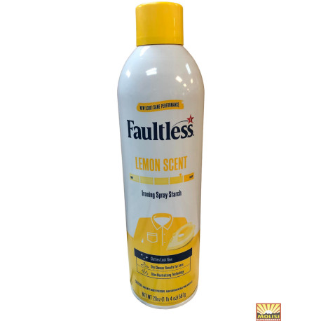 Faultless Ironing Spray Starch Lemon Scent 567g