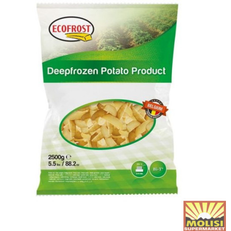 Ecofrost  Deep-frozen  potato fries 2.5kg