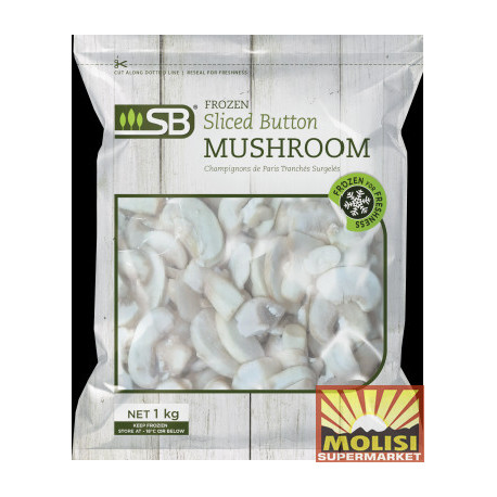 Sb Slice Button Mushroom 500g