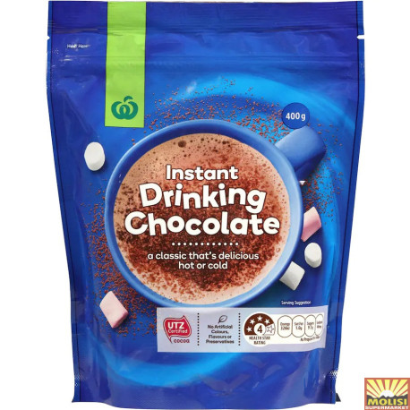 Woolworths Instant Drinking Chocolate 400g