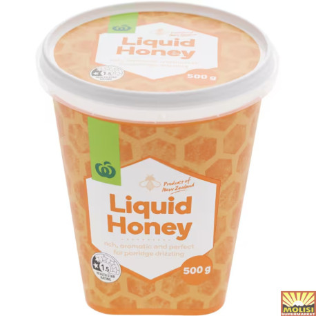 Woolworths Liquid Honey 500g