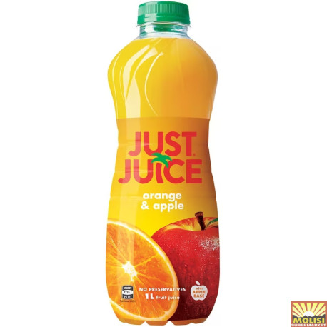 Just Juice Orange & Apple  With Apple Base 1 Litre