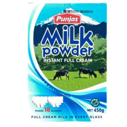 Punjas Milk Powder Instant Full Cream 450g