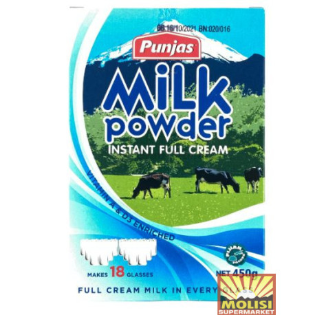 Punjas Milk Powder Instant Full Cream 450g