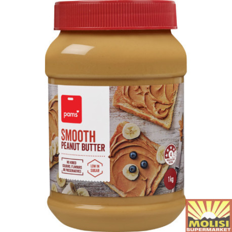 Pams   Smooth Peanut Butter 375g