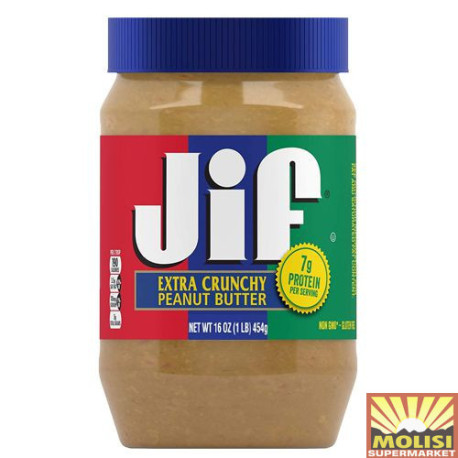 Jif Extra Crunchy Peanut Butter 454g