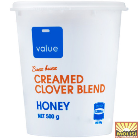 Value Creamed Clover Blend Honey 500g