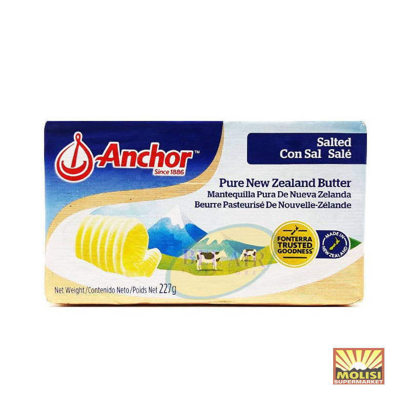 Anchor Salted Butter 227g - Molisi Supermarket Online Shop