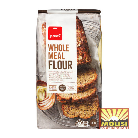 Pams Whole Meal Flour 1.5kg