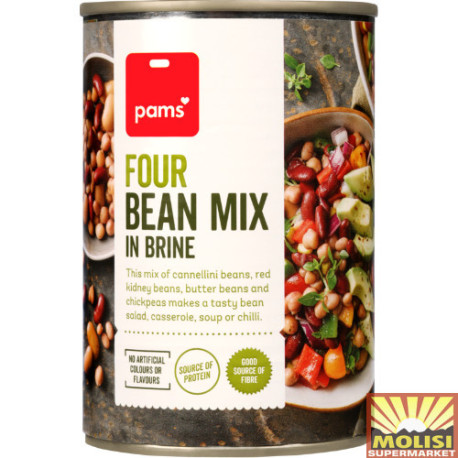 Four Bean Mix in Brine 410g