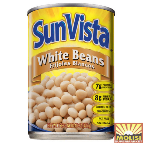 SunVista White Beans 425g