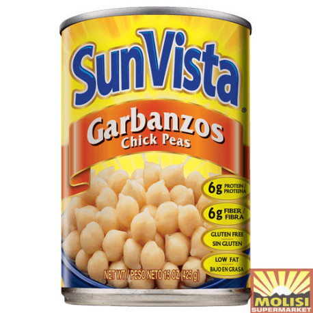 SunVista Garbanzos Chick Peas 425g