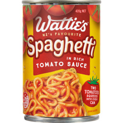 Wattie's Spaghetti in Tomato Sauce 420g