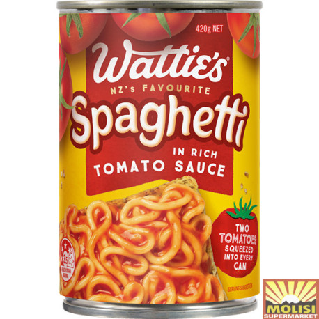 Wattie's Spaghetti in Tomato Sauce 420g