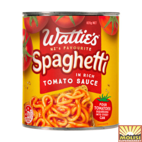 Wattie's Spaghetti in Tomato Sauce 820g