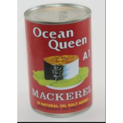 Ocean Queen Mackerel in Natural Oil 425g