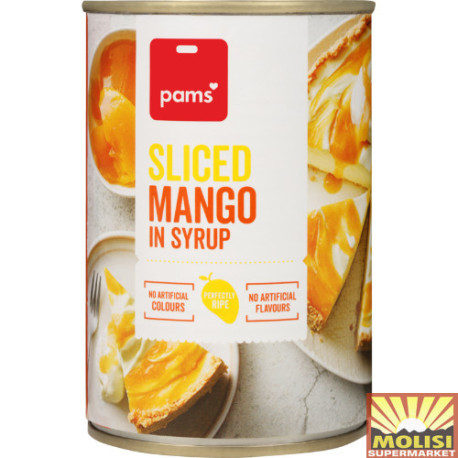 Pams Sliced Mango in Syrup 425g