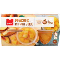 Pams Fruit Peaches in Juices 452g