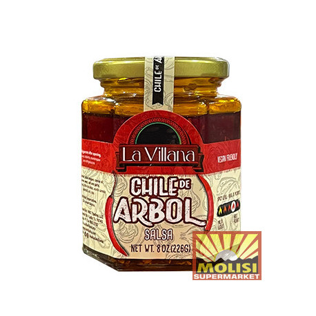 La Villana Chile De Arbol Salsa 226g