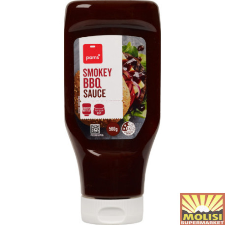 Pams Smokey BBQ Sauce 560g