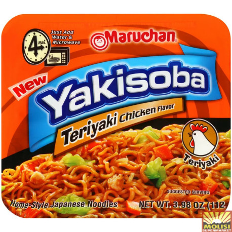 Maruchan Yakisoba Noodles Chicken Teriyaki  Flavor 112.9g