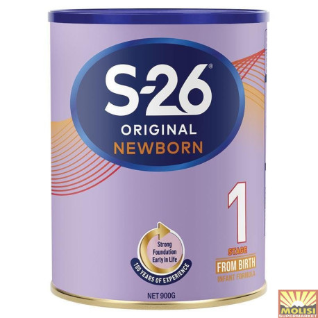 S-26  Original Newborn Stage 1 Infant Formula 900g