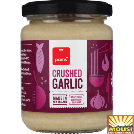 Pams Crushed Garlic 250g