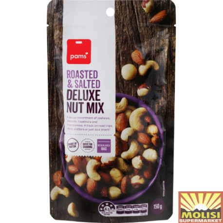 Roasted & Salted Deluxe Nut Mix 150g