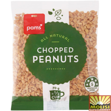 Pams Chopped Peanuts 70g