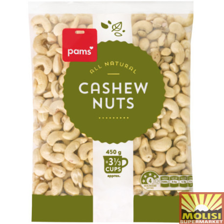 Pams Cashew Nuts 450g