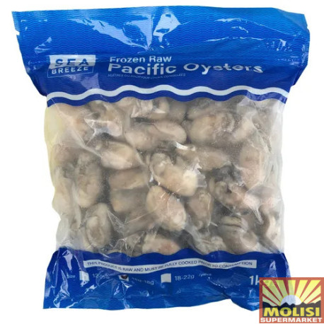 Sea Breeze Frozen Raw Oysters 1kg