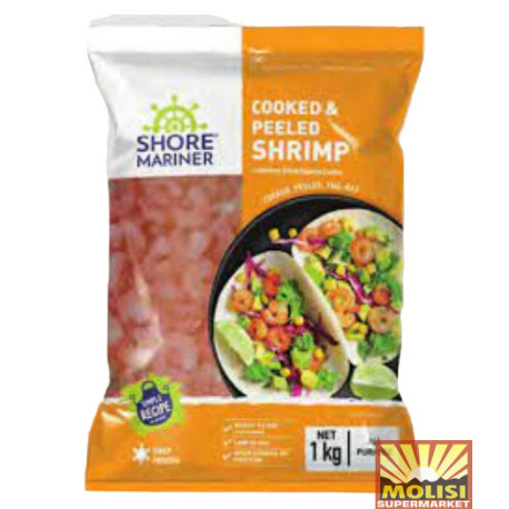 Shore Mariner Cooked & Peeled Shrimp 1kg