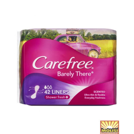 Carefree Barely There 42 Liners Scented