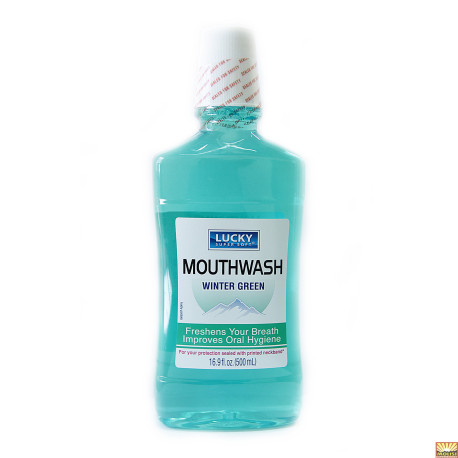 Lukcy Super Soft Mouthwash Winter Green 500ml